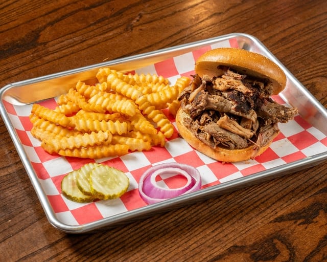 Pulled Chicken Sand.