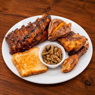 Memphis Style Spare Ribs Dinner