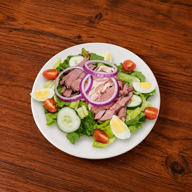 Three Meat Salad.