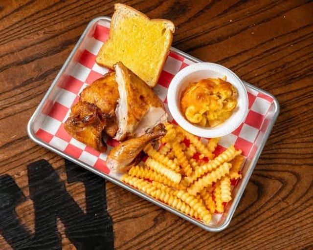 BBQ Chicken Half.