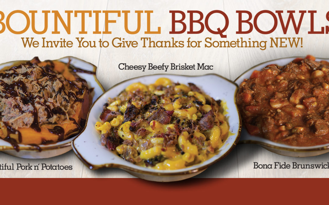 Woody’s Bar-B-Q® Debuts Bountiful BBQ Bowls in November