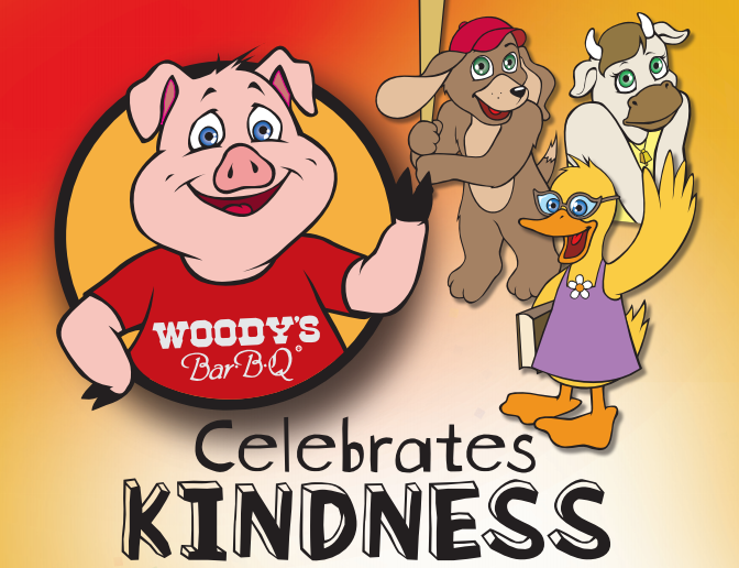 Woodys Bar-B-Q Celebrates Kindness This Summer with a Special Promotion for Kids - July Aug 2021